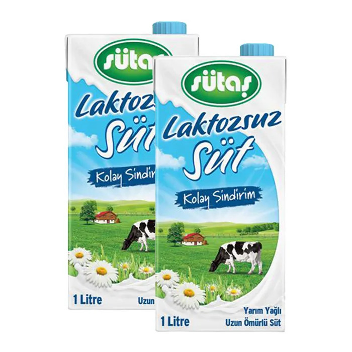 Sütaş Süt Laktozsuz 1 Lt