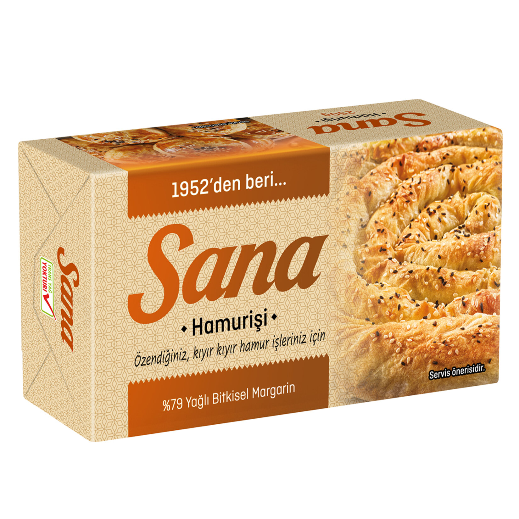 Sana Hamurişi Margarin Paket 250Gr