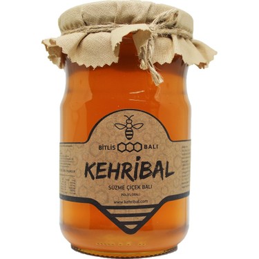 Kehribal Süzme Çiçek Balı 850Gr