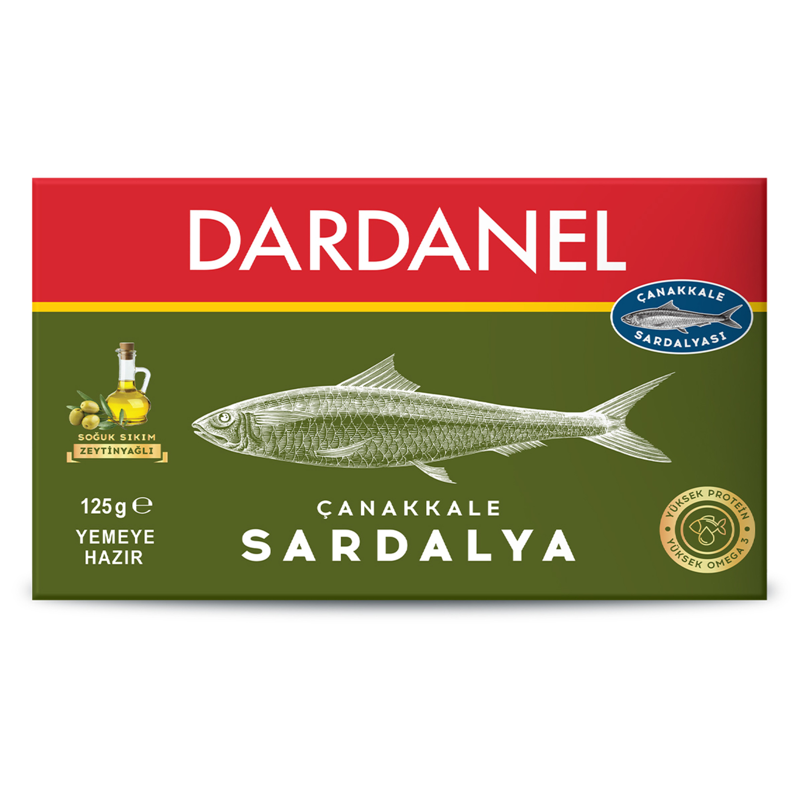 Dardanel Sardalya Zeytinyağlı 125gr